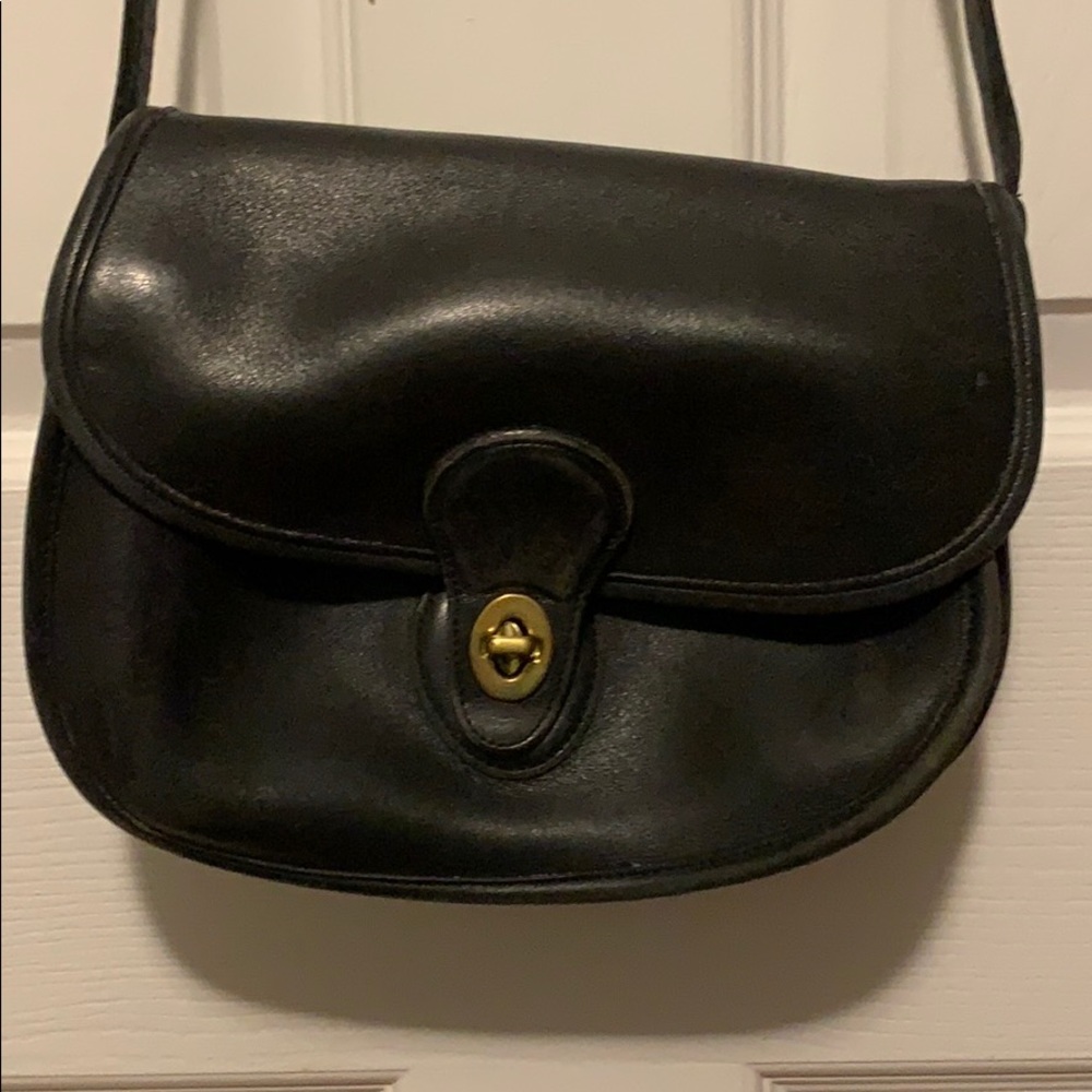 Vintage leather Coach purse